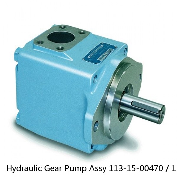 Hydraulic Gear Pump Assy 113-15-00470 / 1131500470 for Bulldozer D31A-20
