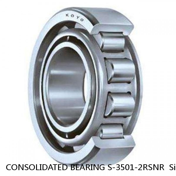 CONSOLIDATED BEARING S-3501-2RSNR  Single Row Ball Bearings