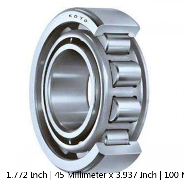 1.772 Inch | 45 Millimeter x 3.937 Inch | 100 Millimeter x 0.984 Inch | 25 Millimeter  CONSOLIDATED BEARING NU-309 M  Cylindrical Roller Bearings #1 image